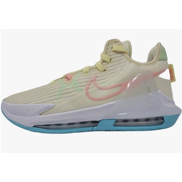 Nike mens Lebron Witness 6 shoe, Coconut Milk/Polarized Blue, 10.5 - Picture 1 of 10